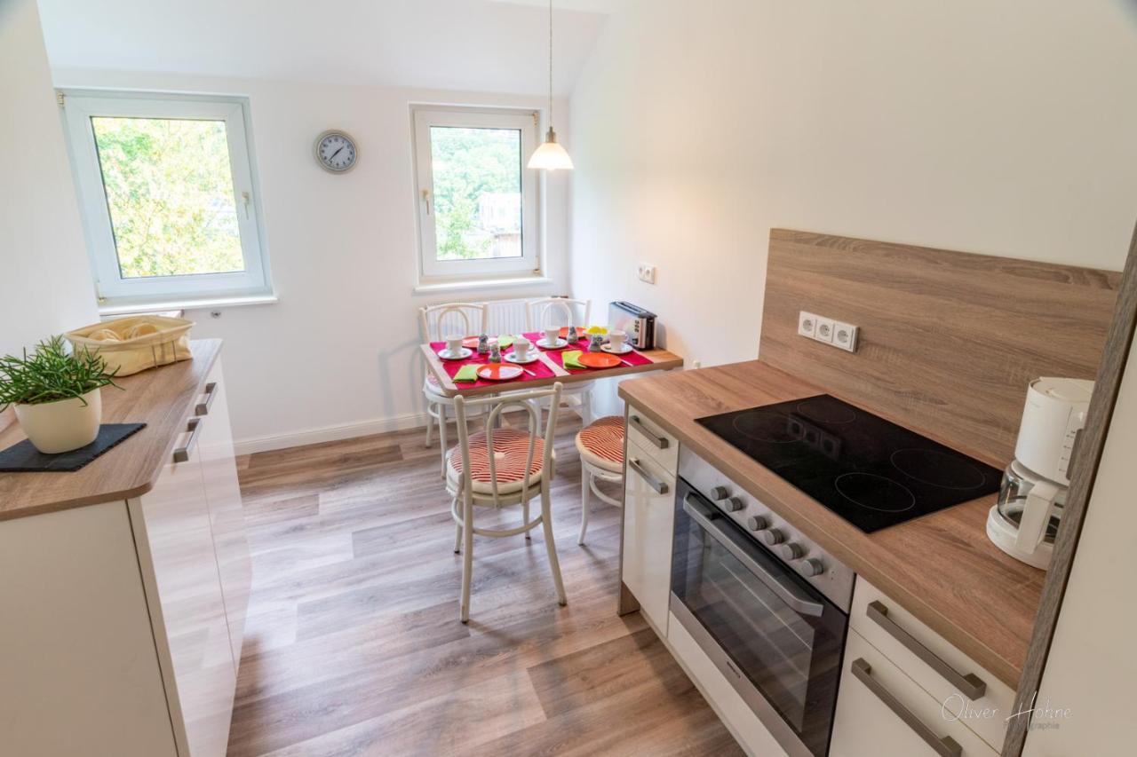 Ferienwohnung Am Waldrand Bad Laasphe Dış mekan fotoğraf