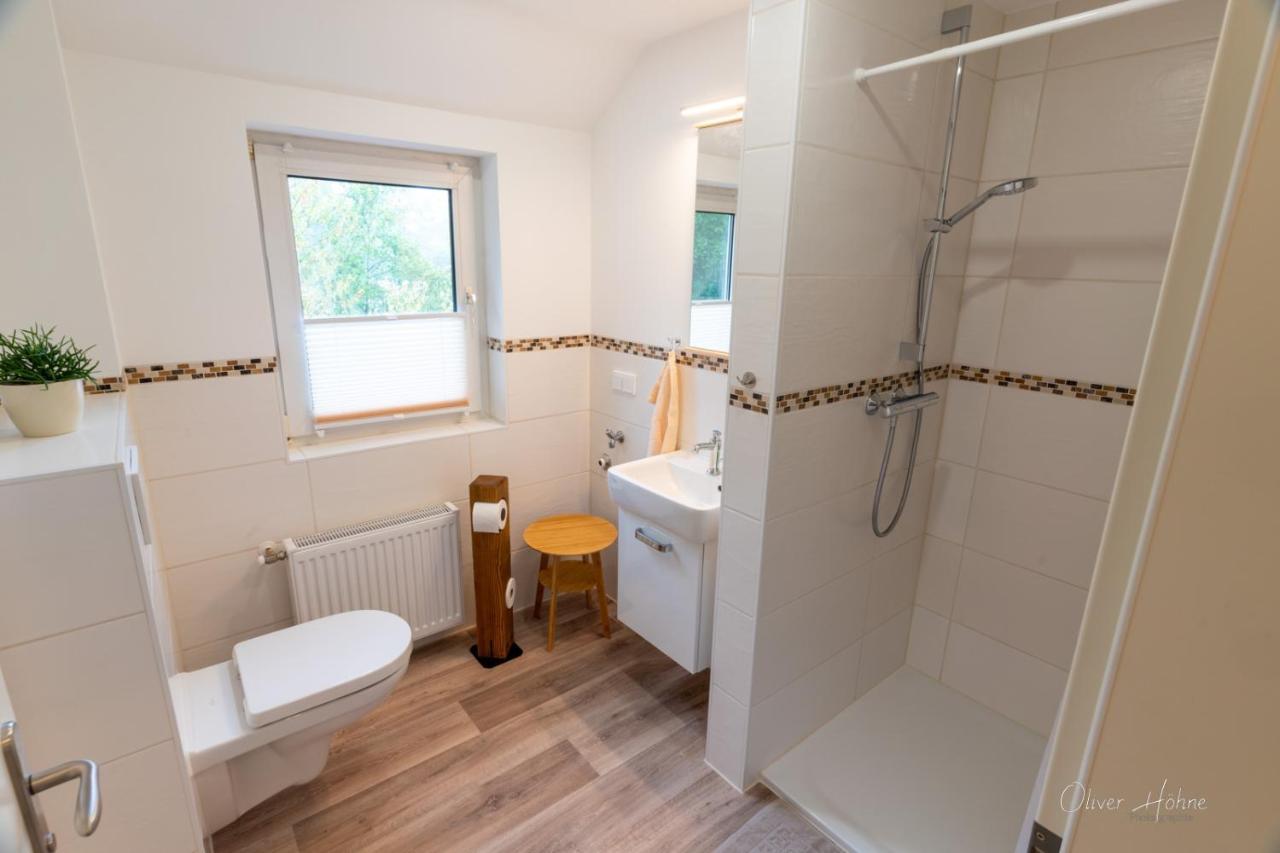 Ferienwohnung Am Waldrand Bad Laasphe Dış mekan fotoğraf