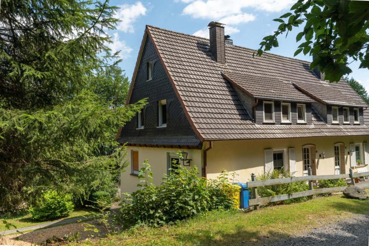 Ferienwohnung Am Waldrand Bad Laasphe Dış mekan fotoğraf